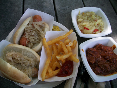 Bear Mountain Oktoberfest Foods