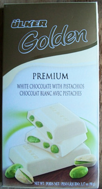 Ulker Golden Premium White Chocolate With Pistachios Ulker Golden Premium White Chocolate With Pistachios