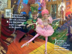 Is the guy behind the ballerina even with the show? Or just a sleazy guy?