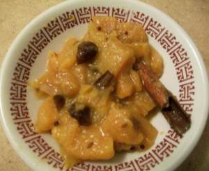 Persimmon Chutney (Chatni)