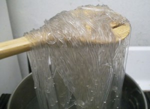 Sweet Potato Noodles or Gandalf's Beard - Separated at Birth?