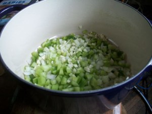 Cooking the trinity.