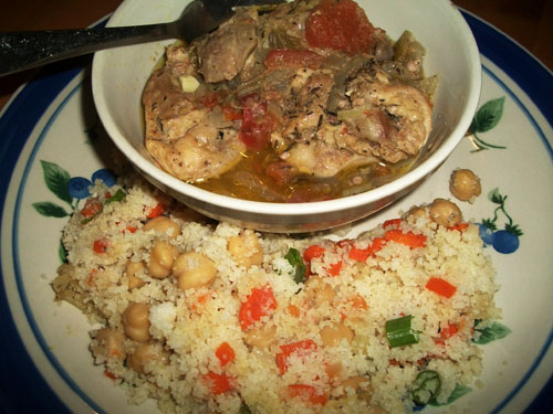 Attieke with Kedjenou