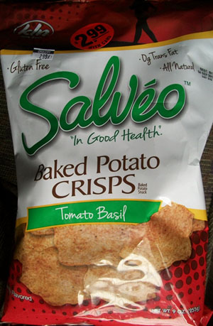 Salveo Baked Potato Crisps - Tomato Basil Flavor