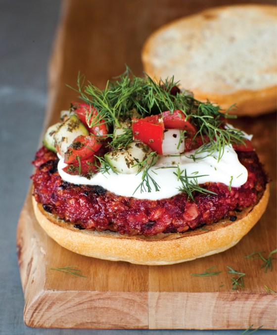 Sweet and Smoky Beet Burgers