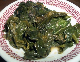 Mean, mean haak collard greens