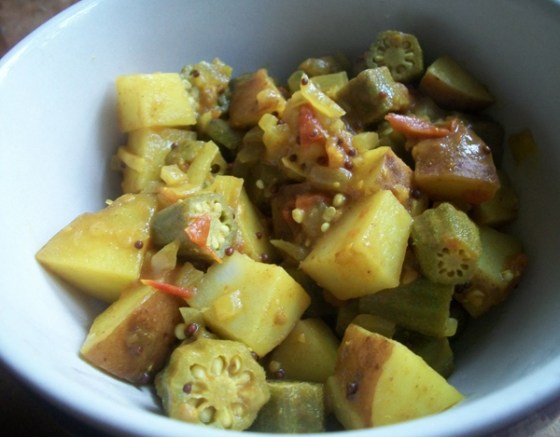 Okra and Potato Curry