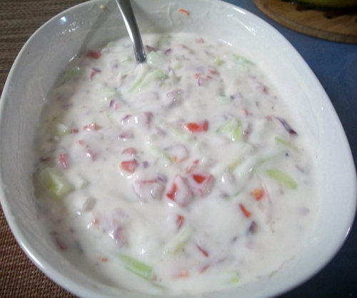 Raita ready to go