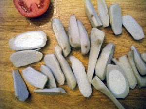 Taro Pieces Chopped