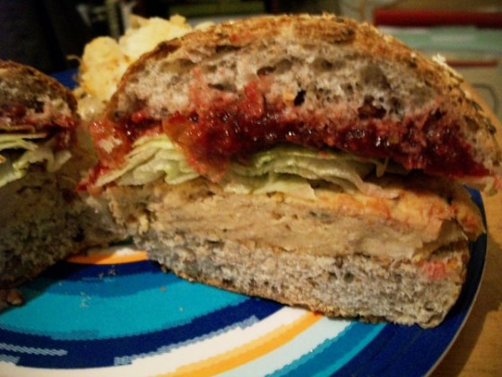 Thanksgiving Turkey & Mash Sandwich
