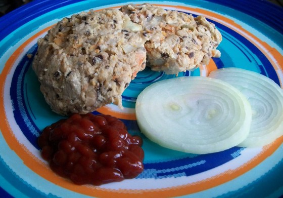 Black-eyed peas burger