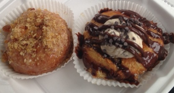 Toffee with Salted Caramel and Cannolli